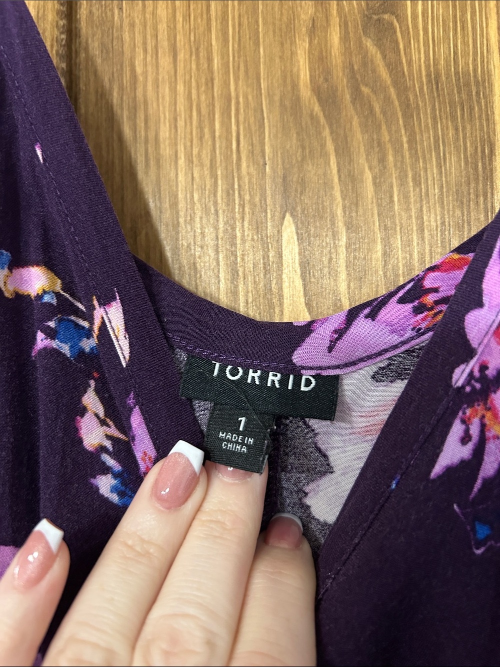 torrid Purple Floral Maxi Dress - Picture 3 of 3